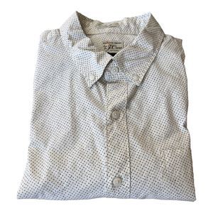 J. Crew Men’s Long Sleeve Button Down Slim Fit Stretch Oxford Shirt Size Large